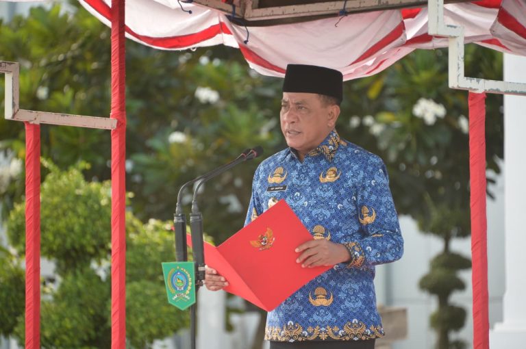 Pimpin Apel Gabungan Perdana Bupati Bima Sampaikan Arahan